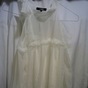 NWT flowy cold-shoulder shirt